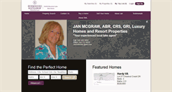Desktop Screenshot of janmcgraw.smithmtnlake.com