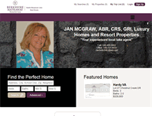 Tablet Screenshot of janmcgraw.smithmtnlake.com